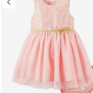 CARTER’S Pink and Gold Formal Dress for Kid